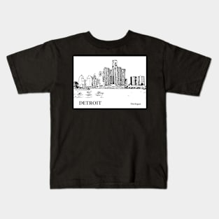 Detroit - Michigan Kids T-Shirt